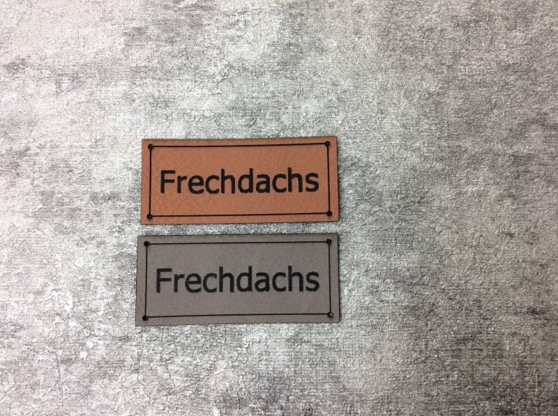 Kunstleder Label Mit Verschiedenen Sprüchen von WillisHolzkiste