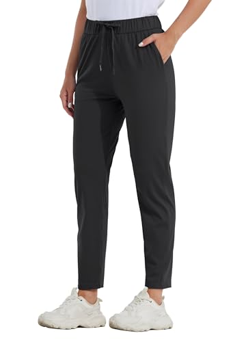 Willit Damen Golf Reisehose Lounge Sweatpants 7/8 Athletic Pants Quick Dry On The Fly Pants von WILLIT