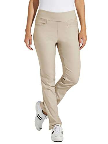 Willit Damen-Golfhose, Stretch, lässig, zum Überziehen, schnell trocknend, Wanderhose, Bauchkontrolle von WILLIT