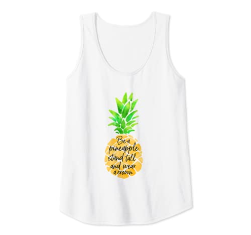Damen Ananas Shirt Tank Top Damen Ananas Shirt Tank Top von Willow Tree Designs