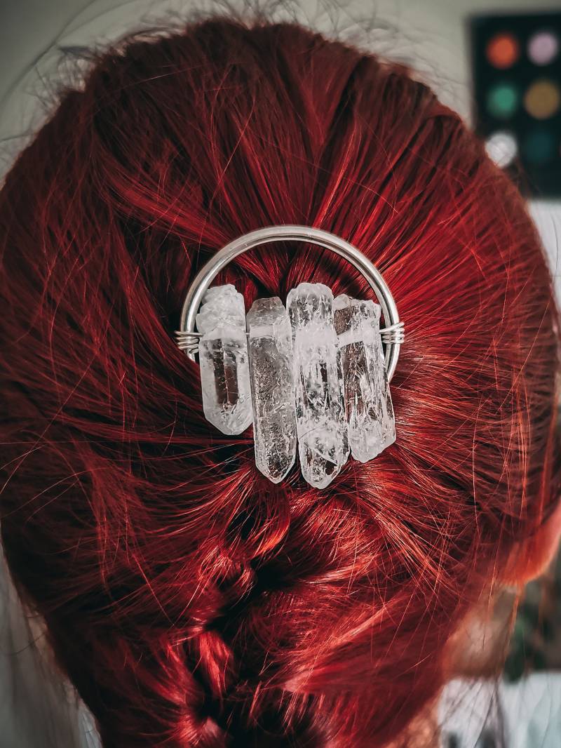 Kristall Haarnadeln | Braut Haarstück Haar Accessoire Boho Festival Mode von WillowRoseDesignUK