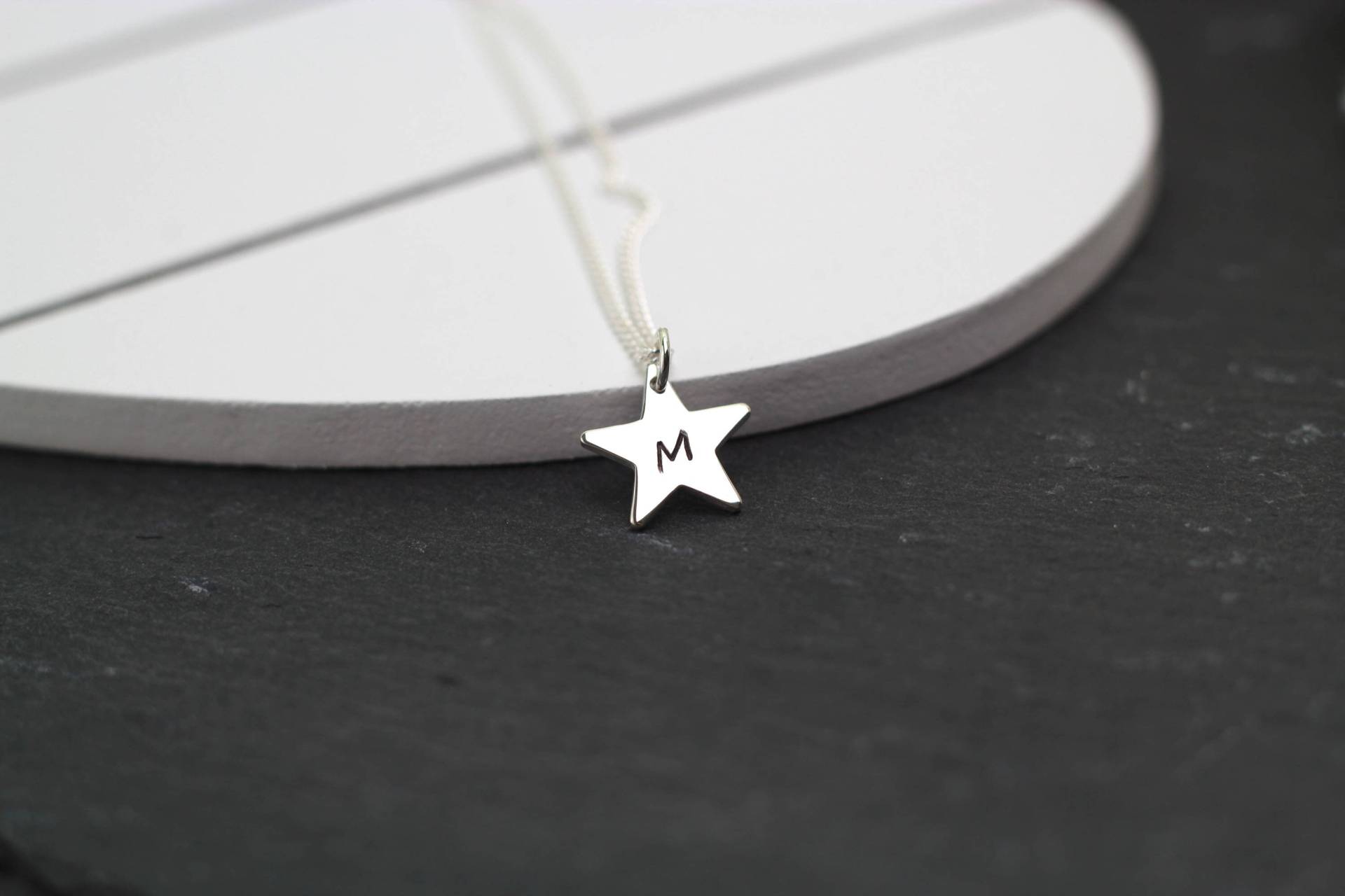 Silber Stern Halskette, Initial Personalisierte Winzige Benutzerdefinierte Halskette Silber Stern Halskette, Initial Personalisierte Winzige Benutzerdefinierte Halskette von WillowbrookArtistry