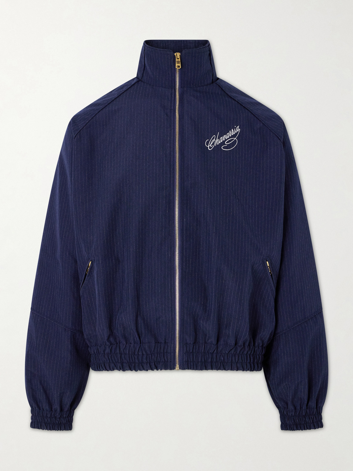 Willy Chavarria - Ruff Rider Logo-Embroidered Shell Track Jacket - Men - Blue - S von Willy Chavarria
