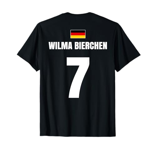 Wilma Bierchen Deutschland Sauf Trikot Herren Partyurlaub T-Shirt Wilma Bierchen Deutschland Sauf Trikot Herren Partyurlaub T-Shirt von Wilma Bierchen Deutschland Sauf Trikot Partyurlaub