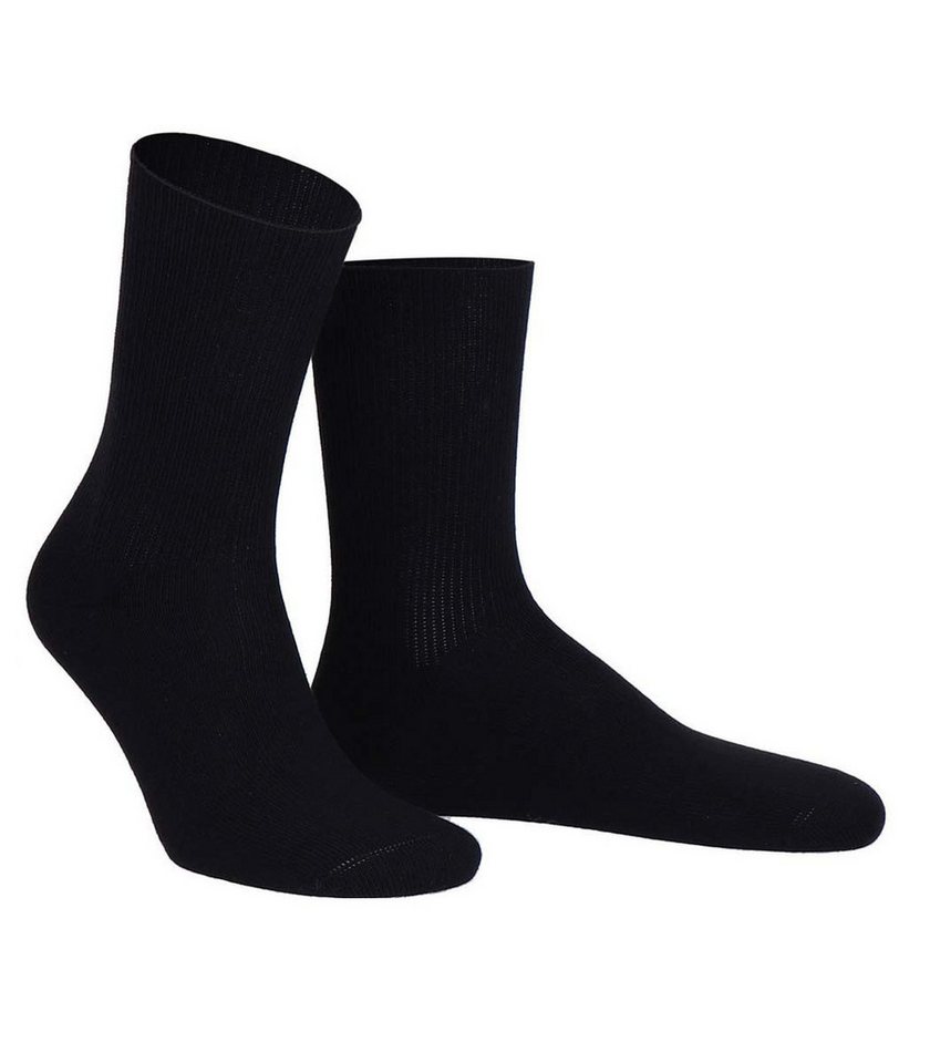 Wilox Komfortsocken Organic Cotton RIB für Herren (1-Paar) aus hautfreundlicher Baumwolle von Wilox