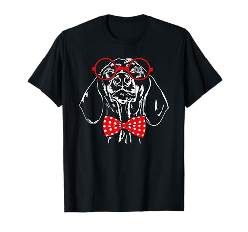 Dackel Dachshund Brille Hunde T-Shirt Hund Shirt Geschenk T-Shirt Dackel Dachshund Brille Hunde T-Shirt Hund Shirt Geschenk T-Shirt von Wilsigns Dachshund Dackel Designs