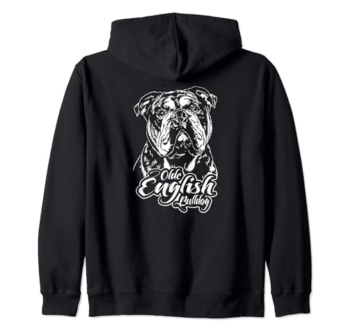 Olde English Bulldog Hund Hunde OEB Mama Hundeportrait Kapuzenjacke Olde English Bulldog Hund Hunde OEB Mama Hundeportrait Kapuzenjacke von Wilsigns Olde English Bulldog Designs