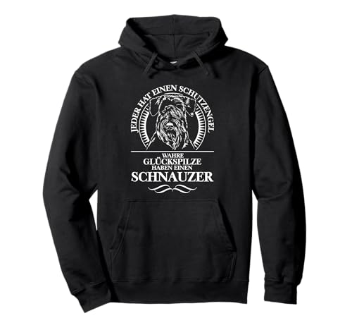 Standard Schnauzer Schutzengel Hund Hundespruch Hunde Pullover Hoodie Standard Schnauzer Schutzengel Hund Hundespruch Hunde Pullover Hoodie von Wilsigns Schnauzer Designs