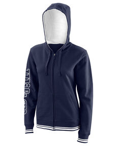 Herren Tennishoodie MEN`S TEAM II FULL-ZIP HOODIE von Wilson