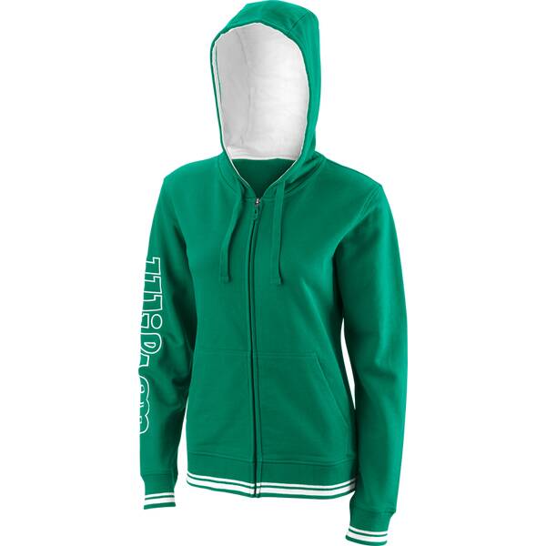 WILSON Damen Jacke TEAM II FZ HOODY W Team Gree von Wilson