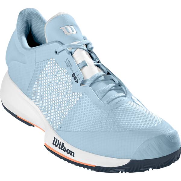 WILSON Damen Tennisoutdoorschuhe KAOS SWIFT Clay W Baby Blue/Wh/Cantaloup von Wilson