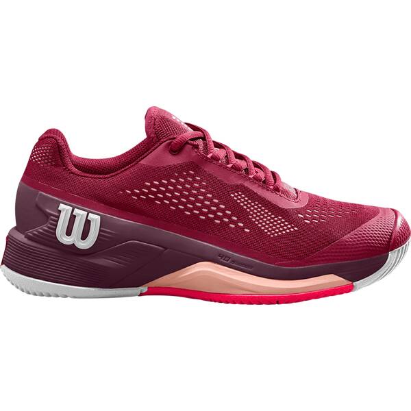 WILSON Damen Tennisoutdoorschuhe RUSH PRO 4.0 W Beet Red/W von Wilson