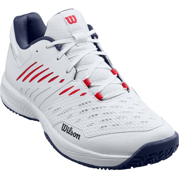 WILSON Herren Tennisoutdoorschuhe KAOS COMP 3.0 Wh/Peacoat/RD von Wilson