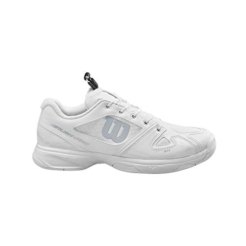 WILSON KAOS JUNIOR QL Jugend/Kinder Tennisschuhe, dunkelblau/hellblau/Gold, 32 2/3 EU von Wilson