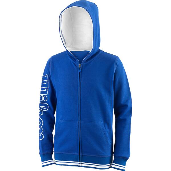 WILSON Kinder Jacke TEAM II FZ HOODY Y Tm Royal von Wilson