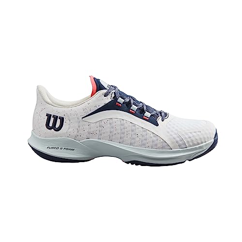 Wilson Damen Hurakn Pro Padel Sneakers, White/Cooling Spray, 35 2/3 EU von Wilson