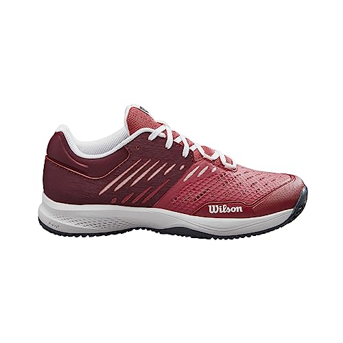 Wilson Damen KAOS Comp 3.0 Sneaker, Earth Red/Fig/Silver Pink, 34 1/3 EU von Wilson