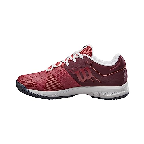 Wilson Damen KAOS Comp 3.0 Sneaker, Earth Red/Fig/Silver Pink, 35 EU von Wilson