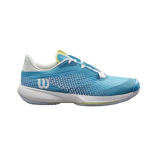 Wilson Damen KAOS Swift 1.5 Clay Sneaker, Algiers Blue/White/Sunny Lime, 36 2/3 EU von Wilson