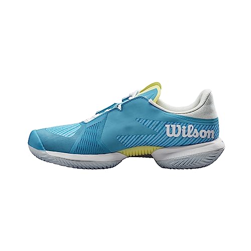 Wilson Damen KAOS Swift 1.5 Clay Sneaker, Algiers Blue/White/Sunny Lime, 36 EU von Wilson