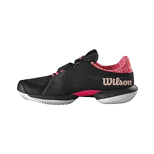 Wilson Damen KAOS Swift 1.5 Clay Sneaker, Black/Phantom/Diva Pink, 36 2/3 EU von Wilson