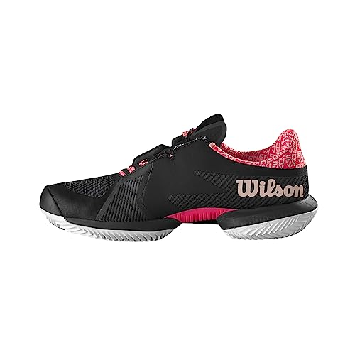 Wilson Damen KAOS Swift 1.5 Clay Sneaker, Black/Phantom/Diva Pink, 35 EU von Wilson