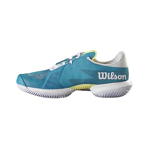 Wilson Damen KAOS Swift 1.5 Sneaker, Algiers Blue/White/Sunny Lime, 35 2/3 EU von Wilson