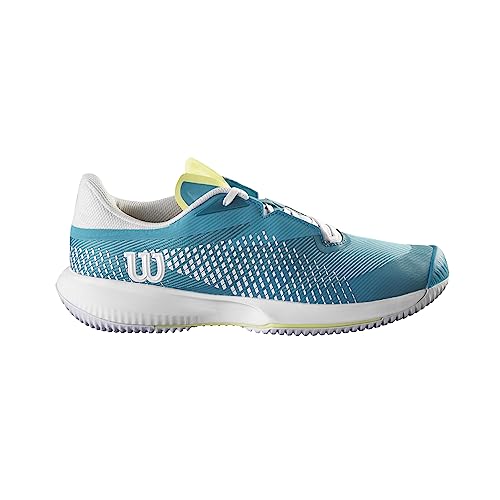 Wilson Damen KAOS Swift 1.5 Sneaker, Algiers Blue/White/Sunny Lime, 42 EU von Wilson