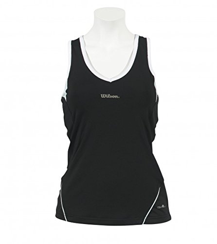 Wilson Damen Performance Tank, Größe:L, Farbe:schwarz von Wilson