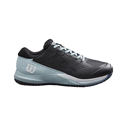Wilson Damen Rush Pro Ace Clay Sneaker, Black/Sterling Blue/White, 37 1/3 EU Wilson Damen Rush Pro Ace Clay Sneaker, Black/Sterling Blue/White, 37 1/3 EU von Wilson