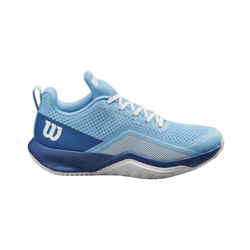 Wilson Damen Rush Pro Lite Tennis Shoe, Bonnie Blue/Deja Vu Blue/White, 37 1/3 EU von Wilson