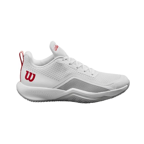 Wilson Damen Rush Pro Lite Tennisschuh, Weiß Perlblau Rot, 37.5 EU von Wilson