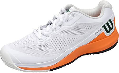 Wilson Damen Tennisschuhe, RUSH PRO 3.5 PARIS W, Weiß/Orange/Schwarz, 36 2/3, Für alle Bodenbeläge, Alle Spielertypen, WRS327730E040 von Wilson