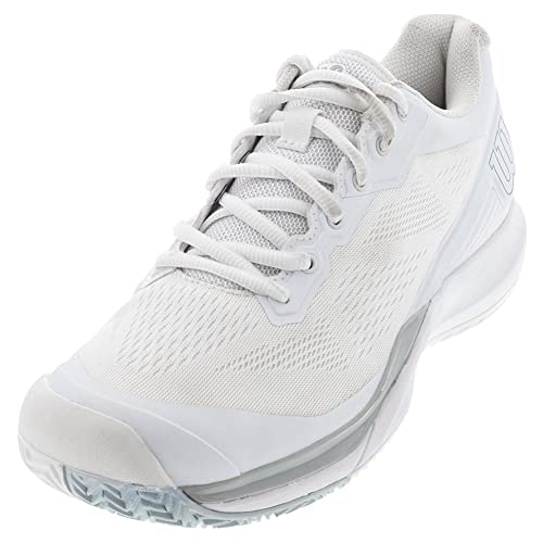 Wilson Damen Tennisschuhe, RUSH PRO 3.5 W, Weiß/Weiß/Hellblau, 38 2/3, Für alle Bodenbeläge, Alle Spielertypen, WRS327270E055 von Wilson