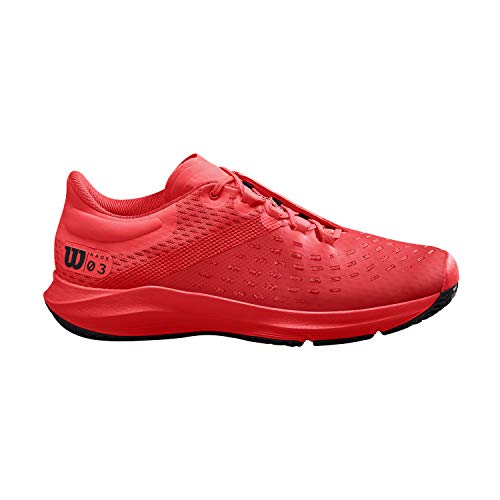 Wilson Herren KAOS 3.0 Clay Tennisschuhe, rot/schwarz, 46 2/3 EU von Wilson