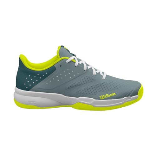 Wilson Herren KAOS Stroke 2.0 Tennisschuh, Stormy Sea Deep Teal Sicherheitsgelb, 42 EU von Wilson