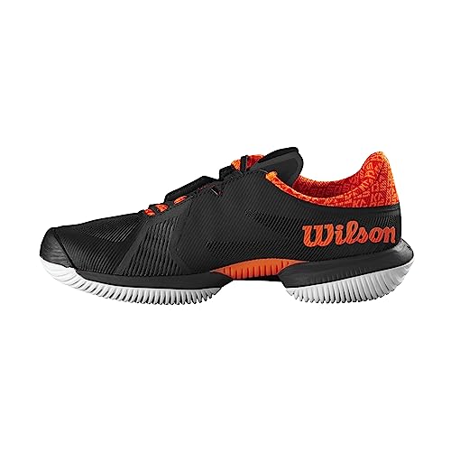 Wilson Herren KAOS Swift 1.5 Sneaker, Black/Phantom/Shocking Orange, 40 EU von Wilson