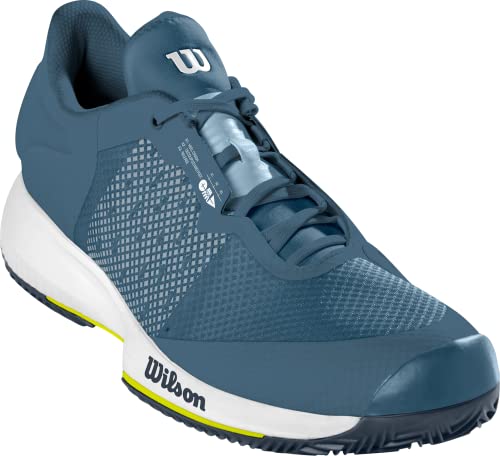 Wilson Herren KAOS Swift Clay Tennisschuh, China Blue/White/Sulphur Spring, 45 1/3 EU von Wilson