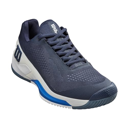 Wilson Herren Rush Pro 4.0 Sneaker, Navy Blazer/White/Lapis Blue, 40 2/3 EU von Wilson