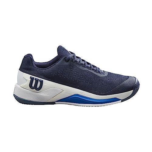 Wilson Herren Rush Pro 4.0 Sneaker, Navy Blazer/White/Lapis Blue, 41 1/3 EU von Wilson