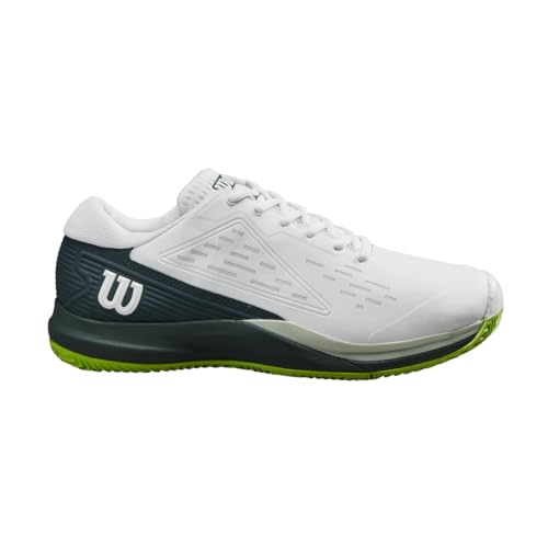 Wilson Herren Rush Pro Ace Clay Tennisschuh, White Ponderosa Pine Jasmine Green, 42 EU von Wilson