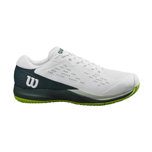 Wilson Herren Rush Pro Ace Tennisschuh, White Ponderosa Pine Jasmine Green, 40 EU von Wilson