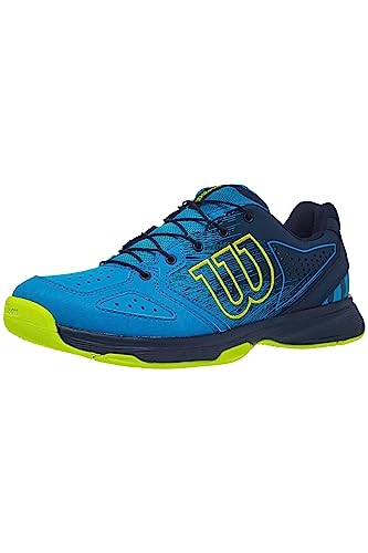 Wilson KAOS Junior Ql Leichtathletik-Schuh, Mehrfarbig (Barrier Reef Navy Blazer Lime Popsi), 36.5 EU von Wilson