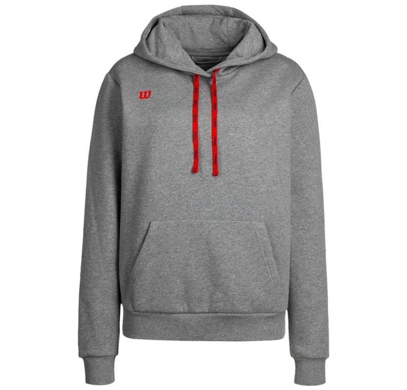 Wilson Kapuzenpullover Fundamentals Cotton Hoodie mit Kapuze (Baumwolle) grau Herren von Wilson