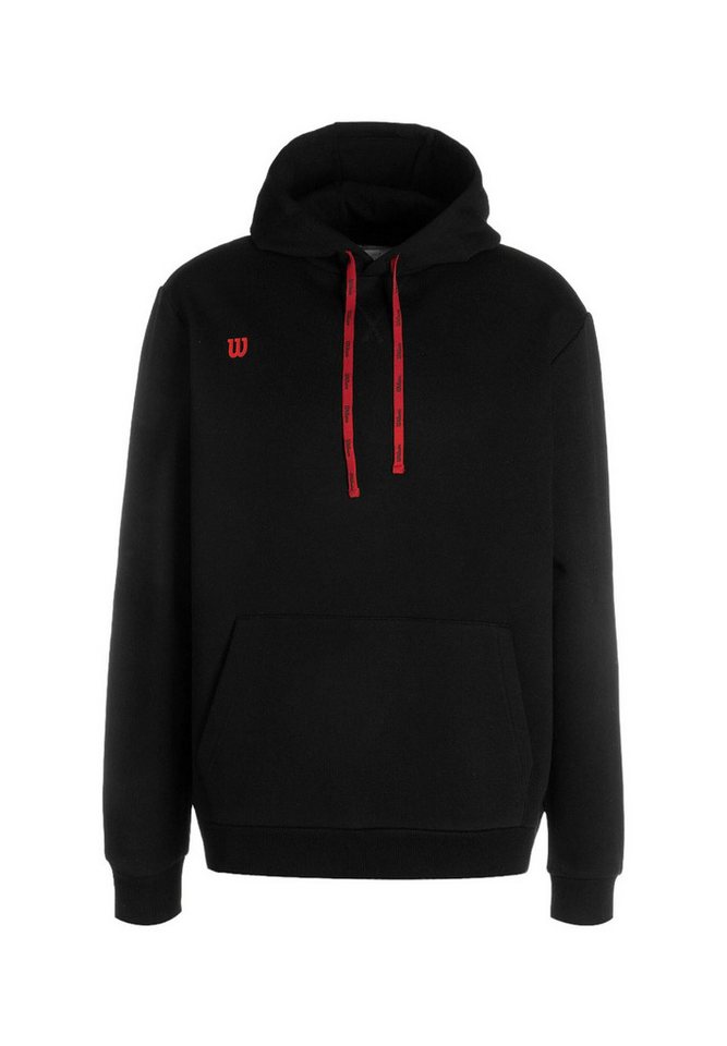 Wilson Kapuzenpullover Fundamentals Cotton Hoodie mit Kapuze (Baumwolle) schwarz Herren von Wilson