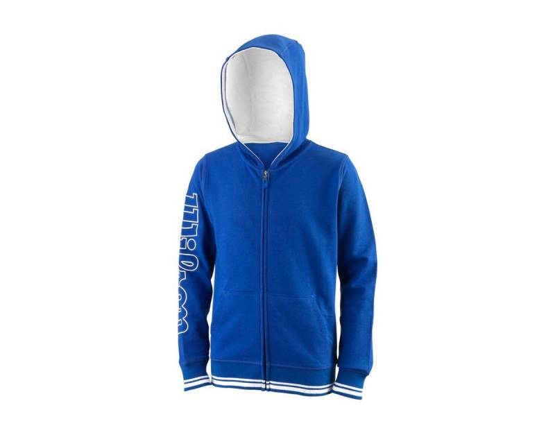 Wilson Kapuzenpullover Kapuzenjacke Hoodie Team II Full Zip royalblau Kinder von Wilson