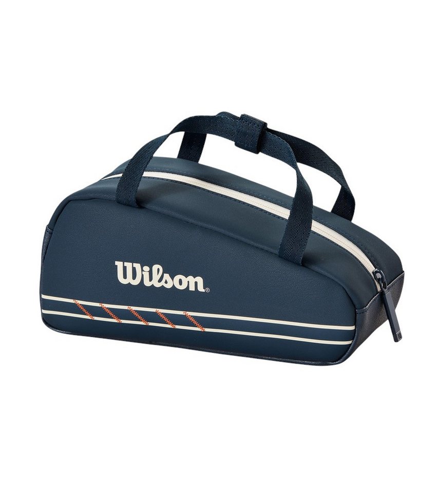 Wilson Kulturbeutel Roland Garros 2025 Mini Bag navyblau/weiss - 1 Stück von Wilson