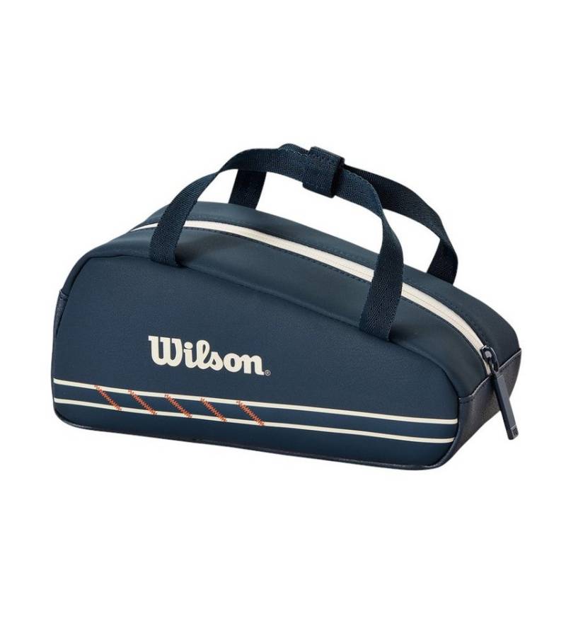 Wilson Kulturbeutel Roland Garros 2025 Mini Bag navyblau/weiss - 1 Stück von Wilson