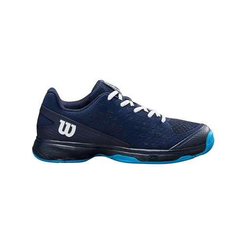Wilson Rush PRO JR L Tennisschuh, Navy Blazer/White/Atomic Blue, 37 1/3 EU Wilson Rush PRO JR L Tennisschuh, Navy Blazer/White/Atomic Blue, 37 1/3 EU von Wilson