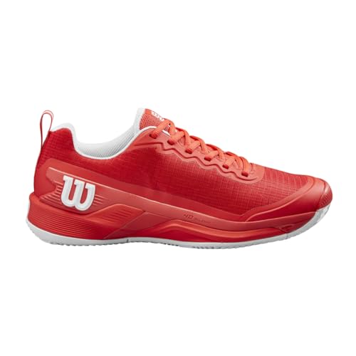 Salomon Herren Rush Pro 4.5 Clay Tennis Shoe, Infrared/Infrared/White, 45 1/3 EU von Wilson